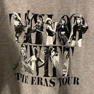 Taylor Swift The Eras Tour Grey Crewneck